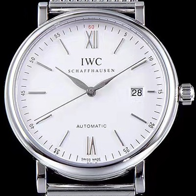 미러급 아이더블유씨 남성용 포르토피노 화이트 다이얼 오토매틱 무브먼트 IWC0250 Ⅳ